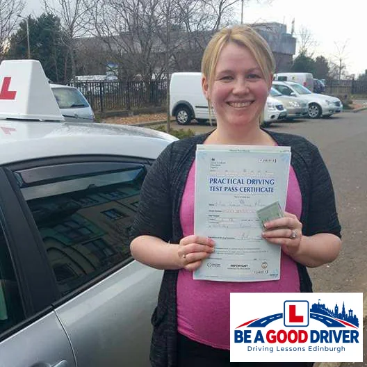 Successful learner with Adrian after passing their driving test
