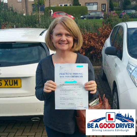 Successful learner with Adrian after passing their driving test